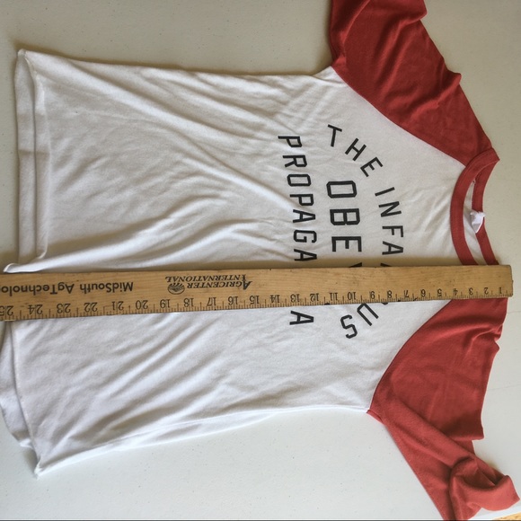 OBEY Women 3/4 sleeve shirt size XS - Picture 6 of 8